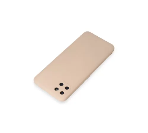 Realme C11 Kılıf Nano içi Kadife Silikon - Pudra