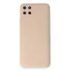 Realme C11 Kılıf Nano içi Kadife Silikon - Pudra