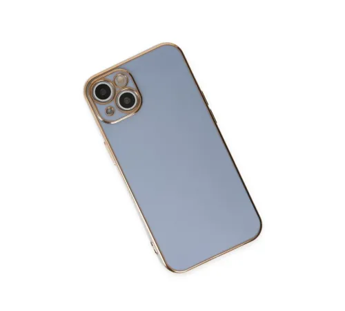 Apple iPhone 15 Kılıf Volet Silikon - Mavi