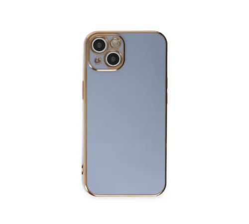 Apple iPhone 15 Kılıf Volet Silikon - Mavi