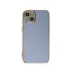 Apple iPhone 15 Kılıf Volet Silikon - Mavi