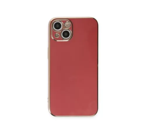 Apple iPhone 15 Kılıf Volet Silikon - Kırmızı