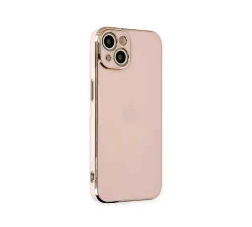 Apple iPhone 15 Kılıf Volet Silikon - Pembe