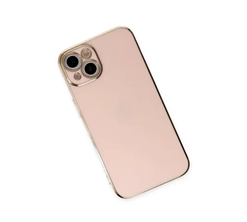 Apple iPhone 15 Kılıf Volet Silikon - Pembe