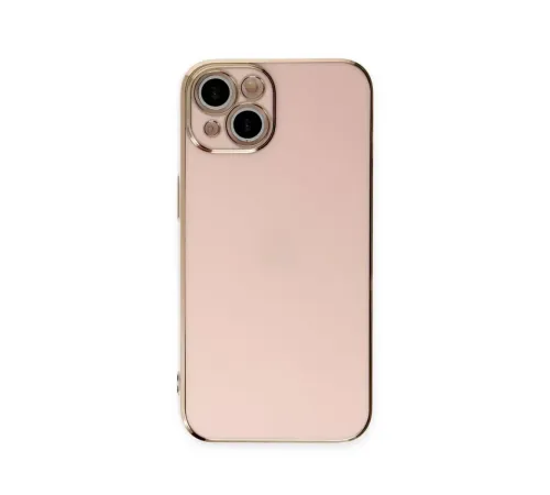 Apple iPhone 15 Kılıf Volet Silikon - Pembe
