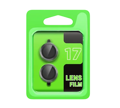 Apple iPhone 17 Raze Metal Kamera Lens - Gri