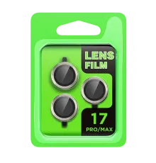 Apple iPhone 17 Pro Raze Metal Kamera Lens - Gri