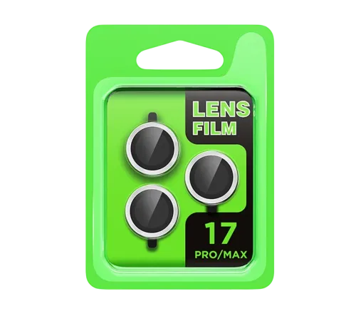 Apple iPhone 17 Pro Raze Metal Kamera Lens - Gümüş