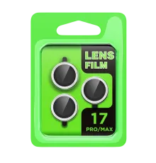 Apple iPhone 17 Pro Raze Metal Kamera Lens - Gümüş