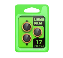 Apple iPhone 17 Pro Raze Metal Kamera Lens - Turuncu