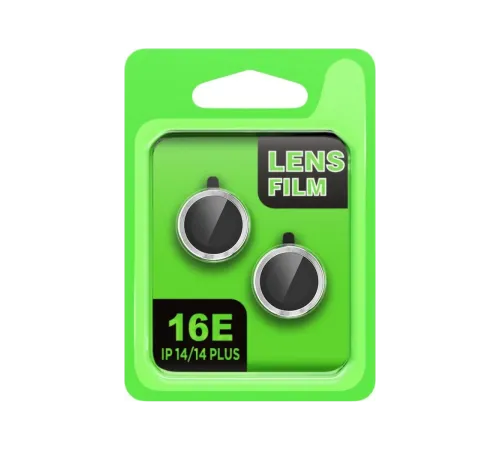 Apple iPhone 16E Raze Metal Kamera Lens - Gümüş