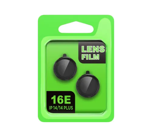Apple iPhone 16E Raze Metal Kamera Lens - Siyah