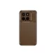 Xiaomi Mi 14T Kılıf Auto Focus Karbon Kapak - Kahverengi