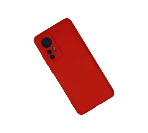 Xiaomi Mi 12 Kılıf Nano içi Kadife Silikon - Kırmızı