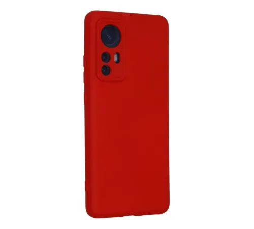 Xiaomi Mi 12 Kılıf Nano içi Kadife Silikon - Kırmızı