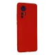Xiaomi Mi 12 Kılıf Nano içi Kadife Silikon - Kırmızı