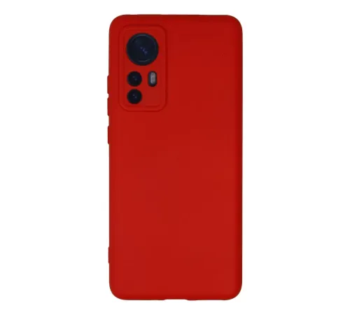 Xiaomi Mi 12 Kılıf Nano içi Kadife Silikon - Kırmızı
