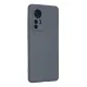 Xiaomi Mi 12 Kılıf Nano içi Kadife Silikon - Gri