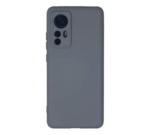 Xiaomi Mi 12 Kılıf Nano içi Kadife Silikon - Gri