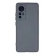 Xiaomi Mi 12 Kılıf Nano içi Kadife Silikon - Gri