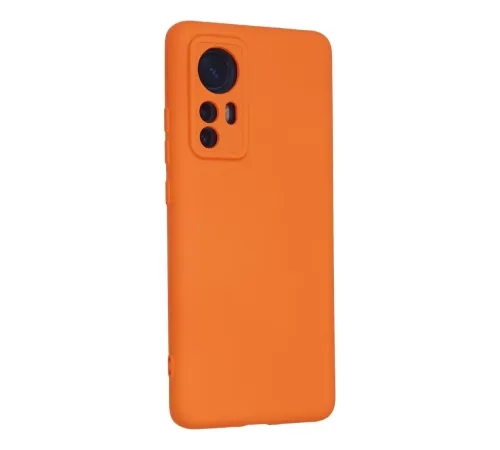 Xiaomi Mi 12 Kılıf Nano içi Kadife Silikon - Turuncu