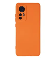 Xiaomi Mi 12 Kılıf Nano içi Kadife Silikon - Turuncu