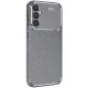 Samsung Galaxy A16 5G Kılıf Auto Focus Karbon Kapak - Gri