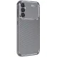 Samsung Galaxy A16 5G Kılıf Auto Focus Karbon Kapak - Gri
