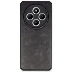 Xiaomi Redmi 14C Kılıf Aras Deri Kapak - Siyah