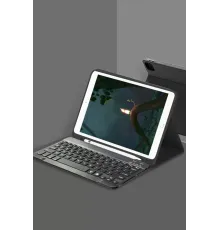 Apple iPad Pro 11 (2024) Kılıf KC01 Smart Klavyeli Tablet Kılıfı - Siyah
