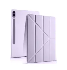 Samsung Galaxy X610 Tab S9 FE Plus 12.4 Kılıf Kalemlikli Mars Tablet Kılıfı - Lila