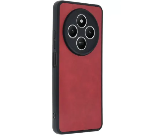 Xiaomi Redmi 14C Kılıf Aras Deri Kapak - Kırmızı