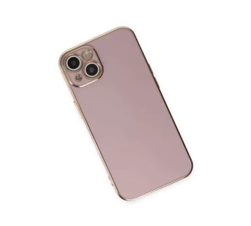 Apple iPhone 15 Kılıf Volet Silikon - Mor