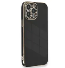 Apple iPhone 15 Pro Kılıf Volet Silikon - Siyah