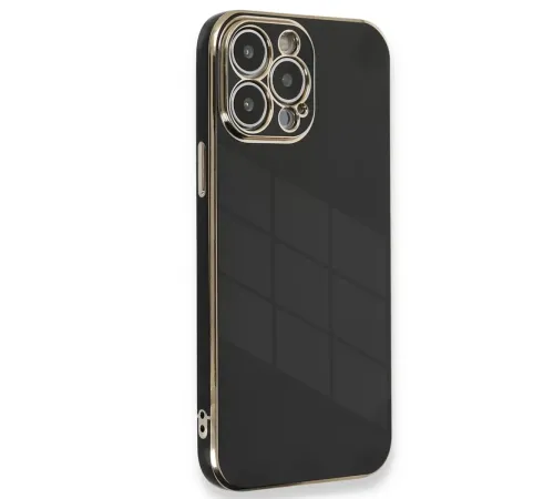 Apple iPhone 15 Pro Kılıf Volet Silikon - Siyah