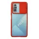Xiaomi Poco F3 Kılıf Palm Buzlu Kamera Sürgülü Silikon - Kırmızı
