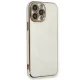 Apple iPhone 15 Pro Kılıf Volet Silikon - Beyaz