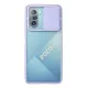 Xiaomi Poco F3 Kılıf Palm Buzlu Kamera Sürgülü Silikon - Lila