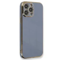 Apple iPhone 15 Pro Kılıf Volet Silikon - Mavi