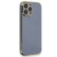 Apple iPhone 15 Pro Kılıf Volet Silikon - Mavi