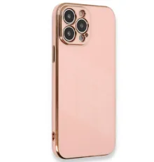 Apple iPhone 15 Pro Kılıf Volet Silikon - Pembe