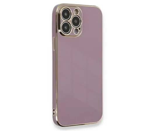 Apple iPhone 15 Pro Kılıf Volet Silikon - Mor