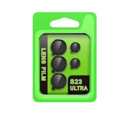 Samsung Galaxy S23 Ultra Raze Metal Kamera Lens - Siyah