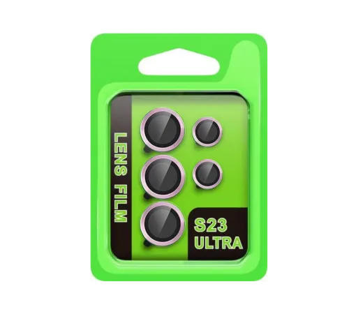 Samsung Galaxy S23 Ultra Raze Metal Kamera Lens - Lila