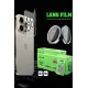 Samsung Galaxy S23 Raze Metal Kamera Lens - Siyah