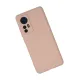 Xiaomi Mi 12 Kılıf Nano içi Kadife Silikon - Pudra