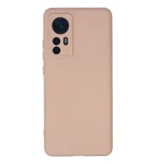Xiaomi Mi 12 Kılıf Nano içi Kadife Silikon - Pudra