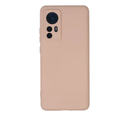 Xiaomi Mi 12 Kılıf Nano içi Kadife Silikon - Pudra