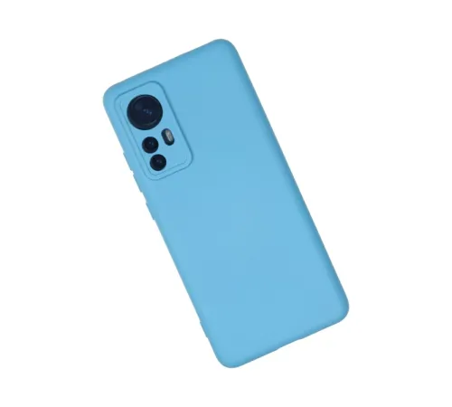 Xiaomi Mi 12 Kılıf Nano içi Kadife Silikon - Mavi