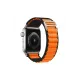 Apple Watch Ultra 49mm Mountain Kordon - Siyah-Turuncu